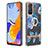 Silicone Candy Rubber Gel Fashionable Pattern Soft Case Cover with Finger Ring Stand Y06B for Xiaomi Redmi Note 12 Pro 4G