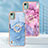 Silicone Candy Rubber Gel Fashionable Pattern Soft Case Cover with Finger Ring Stand YB1 for Nokia C12