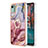 Silicone Candy Rubber Gel Fashionable Pattern Soft Case Cover with Finger Ring Stand YB1 for Nokia C12