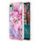 Silicone Candy Rubber Gel Fashionable Pattern Soft Case Cover with Finger Ring Stand YB1 for Nokia C12