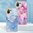 Silicone Candy Rubber Gel Fashionable Pattern Soft Case Cover with Finger Ring Stand YB1 for Xiaomi Mi 11 Lite 5G NE