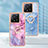 Silicone Candy Rubber Gel Fashionable Pattern Soft Case Cover with Finger Ring Stand YB1 for Xiaomi Mi 13T 5G