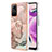 Silicone Candy Rubber Gel Fashionable Pattern Soft Case Cover with Finger Ring Stand YB1 for Xiaomi Redmi Note 12S