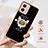 Silicone Candy Rubber Gel Fashionable Pattern Soft Case Cover with Finger Ring Stand YB2 for Motorola Moto G53 5G