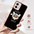 Silicone Candy Rubber Gel Fashionable Pattern Soft Case Cover with Finger Ring Stand YB2 for Motorola Moto G53y 5G