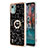 Silicone Candy Rubber Gel Fashionable Pattern Soft Case Cover with Finger Ring Stand YB2 for Nokia C12