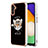 Silicone Candy Rubber Gel Fashionable Pattern Soft Case Cover with Finger Ring Stand YB2 for Samsung Galaxy A04s Mixed