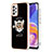Silicone Candy Rubber Gel Fashionable Pattern Soft Case Cover with Finger Ring Stand YB2 for Samsung Galaxy A72 5G Mixed