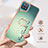 Silicone Candy Rubber Gel Fashionable Pattern Soft Case Cover with Finger Ring Stand YB2 for Samsung Galaxy M12