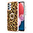 Silicone Candy Rubber Gel Fashionable Pattern Soft Case Cover with Finger Ring Stand YB2 for Samsung Galaxy M32 5G