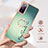 Silicone Candy Rubber Gel Fashionable Pattern Soft Case Cover with Finger Ring Stand YB2 for Samsung Galaxy S20 Lite 5G