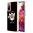 Silicone Candy Rubber Gel Fashionable Pattern Soft Case Cover with Finger Ring Stand YB2 for Samsung Galaxy S20 Lite 5G