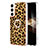 Silicone Candy Rubber Gel Fashionable Pattern Soft Case Cover with Finger Ring Stand YB2 for Samsung Galaxy S24 5G