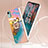 Silicone Candy Rubber Gel Fashionable Pattern Soft Case Cover with Finger Ring Stand YB3 for Nokia C12