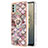 Silicone Candy Rubber Gel Fashionable Pattern Soft Case Cover with Finger Ring Stand YB3 for Nokia C31