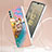 Silicone Candy Rubber Gel Fashionable Pattern Soft Case Cover with Finger Ring Stand YB3 for Nokia C31