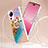 Silicone Candy Rubber Gel Fashionable Pattern Soft Case Cover with Finger Ring Stand YB3 for Xiaomi Civi 2 5G