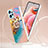 Silicone Candy Rubber Gel Fashionable Pattern Soft Case Cover with Finger Ring Stand YB3 for Xiaomi Redmi Note 12 4G