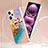 Silicone Candy Rubber Gel Fashionable Pattern Soft Case Cover with Finger Ring Stand YB3 for Xiaomi Redmi Note 12 Pro 5G