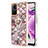 Silicone Candy Rubber Gel Fashionable Pattern Soft Case Cover with Finger Ring Stand YB3 for Xiaomi Redmi Note 12S