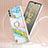 Silicone Candy Rubber Gel Fashionable Pattern Soft Case Cover with Finger Ring Stand YB5 for Nokia C31