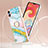 Silicone Candy Rubber Gel Fashionable Pattern Soft Case Cover with Finger Ring Stand YB5 for Samsung Galaxy M04