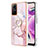 Silicone Candy Rubber Gel Fashionable Pattern Soft Case Cover with Finger Ring Stand YB5 for Xiaomi Redmi Note 12S