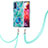 Silicone Candy Rubber Gel Fashionable Pattern Soft Case Cover with Lanyard Strap Y01B for Samsung Galaxy S20 FE (2022) 5G