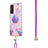 Silicone Candy Rubber Gel Fashionable Pattern Soft Case Cover with Lanyard Strap Y01B for Xiaomi Redmi K30S 5G