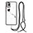 Silicone Candy Rubber Gel Fashionable Pattern Soft Case Cover with Lanyard Strap Y01X for Samsung Galaxy A21s