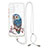 Silicone Candy Rubber Gel Fashionable Pattern Soft Case Cover with Lanyard Strap Y01X for Samsung Galaxy S20 5G Mixed