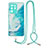 Silicone Candy Rubber Gel Fashionable Pattern Soft Case Cover with Lanyard Strap Y01X for Samsung Galaxy S20 Ultra