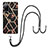 Silicone Candy Rubber Gel Fashionable Pattern Soft Case Cover with Lanyard Strap Y02B for Samsung Galaxy S20 FE (2022) 5G