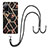 Silicone Candy Rubber Gel Fashionable Pattern Soft Case Cover with Lanyard Strap Y02B for Samsung Galaxy S20 FE 4G