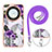 Silicone Candy Rubber Gel Fashionable Pattern Soft Case Cover with Lanyard Strap Y03B for Huawei Honor X9a 5G