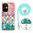 Silicone Candy Rubber Gel Fashionable Pattern Soft Case Cover with Lanyard Strap Y03B for OnePlus Nord CE 3 5G