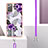 Silicone Candy Rubber Gel Fashionable Pattern Soft Case Cover with Lanyard Strap Y03B for Samsung Galaxy Note 20 5G