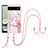 Silicone Candy Rubber Gel Fashionable Pattern Soft Case Cover with Lanyard Strap Y05B for Google Pixel 6a 5G