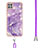 Silicone Candy Rubber Gel Fashionable Pattern Soft Case Cover with Lanyard Strap Y05B for Samsung Galaxy F42 5G