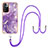 Silicone Candy Rubber Gel Fashionable Pattern Soft Case Cover with Lanyard Strap Y05B for Xiaomi Poco X4 NFC