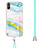 Silicone Candy Rubber Gel Fashionable Pattern Soft Case Cover with Lanyard Strap Y05B for Xiaomi Redmi 9A