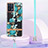 Silicone Candy Rubber Gel Fashionable Pattern Soft Case Cover with Lanyard Strap Y06B for Realme 9 5G