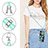 Silicone Candy Rubber Gel Fashionable Pattern Soft Case Cover with Lanyard Strap Y06B for Realme Q5 5G