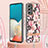 Silicone Candy Rubber Gel Fashionable Pattern Soft Case Cover with Lanyard Strap Y06B for Samsung Galaxy A13 4G