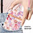 Silicone Candy Rubber Gel Fashionable Pattern Soft Case Cover with Lanyard Strap Y06B for Samsung Galaxy S20 FE 4G