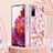 Silicone Candy Rubber Gel Fashionable Pattern Soft Case Cover with Lanyard Strap Y06B for Samsung Galaxy S20 FE 4G