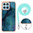 Silicone Candy Rubber Gel Fashionable Pattern Soft Case Cover with Lanyard Strap Y07B for Huawei Honor X6