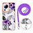 Silicone Candy Rubber Gel Fashionable Pattern Soft Case Cover with Lanyard Strap YB3 for Xiaomi Mi 12 Lite NE 5G