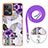 Silicone Candy Rubber Gel Fashionable Pattern Soft Case Cover with Lanyard Strap YB3 for Xiaomi Poco F5 5G