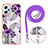 Silicone Candy Rubber Gel Fashionable Pattern Soft Case Cover with Lanyard Strap YB3 for Xiaomi Poco X4 GT 5G